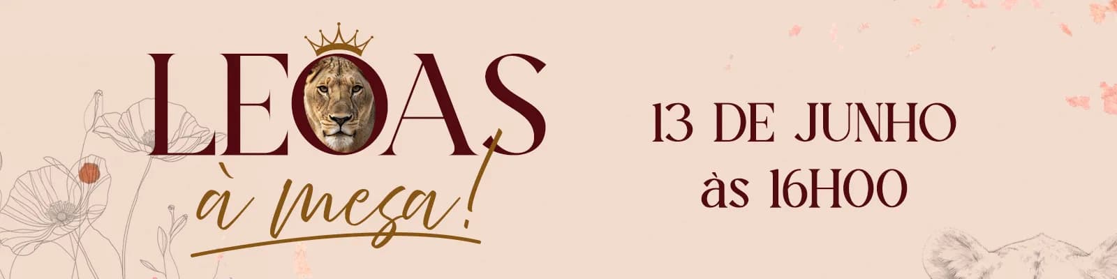 Leoas à Mesa - 13 de Junho às 16h00